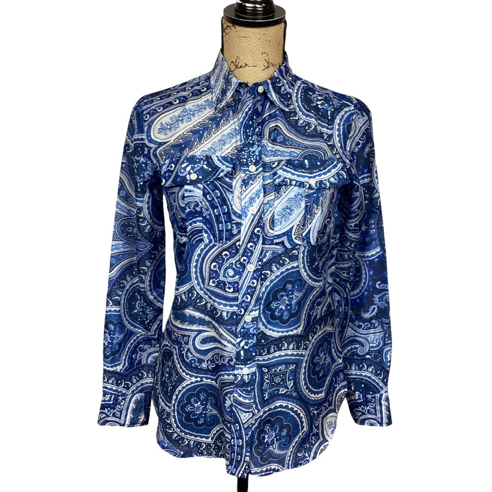 LAUREN Ralph Lauren Paisley Blouse - Picture 10 of 10